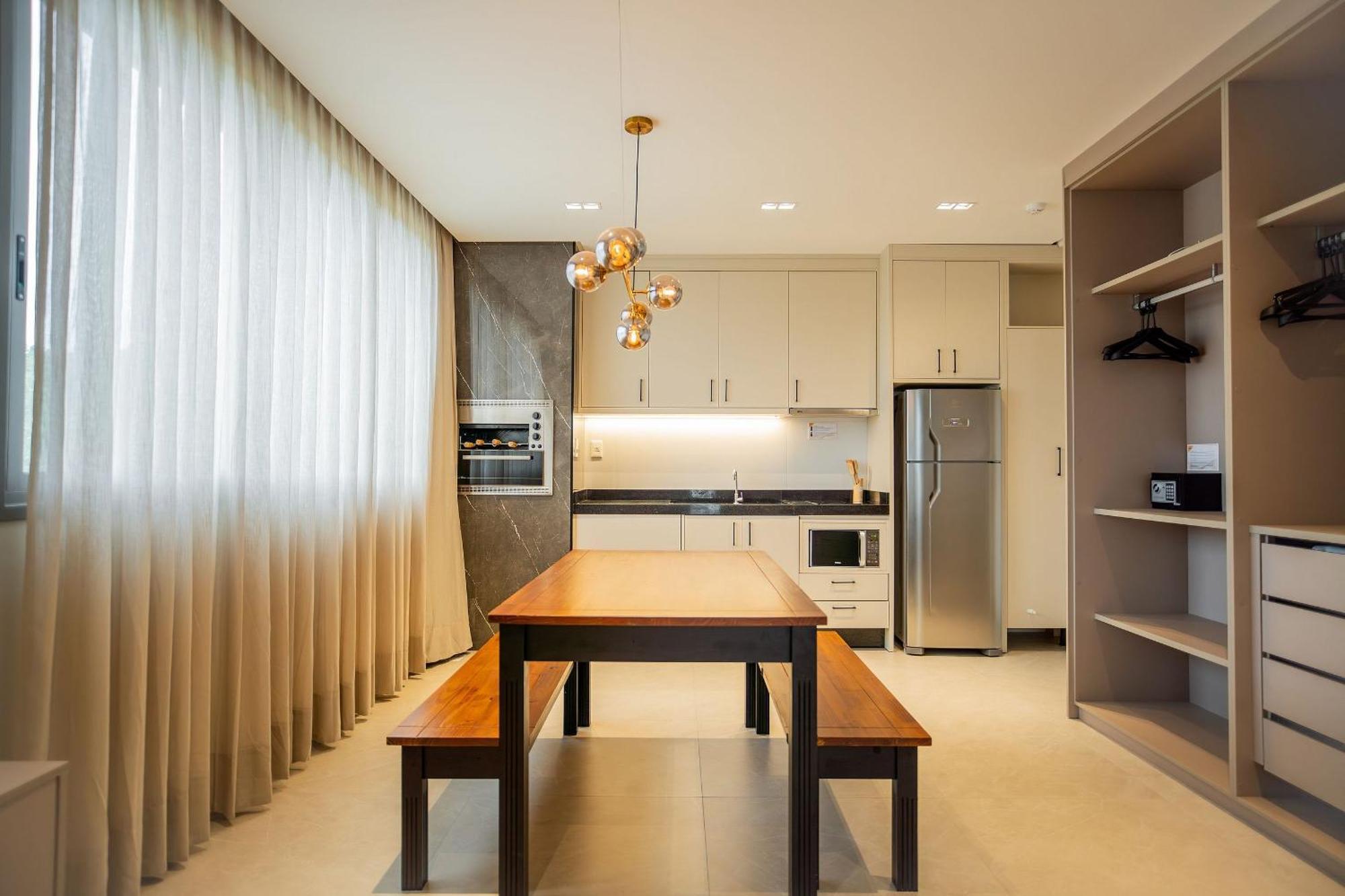 Elegance Apartamentos 1 Quarto Para 4 Pessoas Em Bombinhas Eksteriør bilde