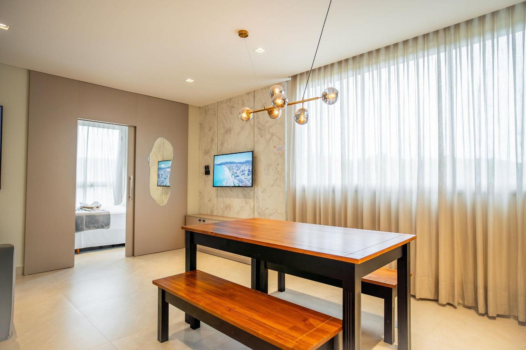 Elegance Apartamentos 1 Quarto Para 4 Pessoas Em Bombinhas Eksteriør bilde